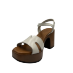 Δερμάτινα ανατομικά πέδιλα, εκρού - Oh my sandals - Image 3