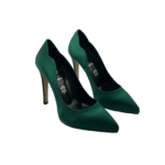 Zelios Γόβα Σατέν Dark Green 1029 - Image 3