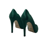 Zelios Γόβα Σατέν Dark Green 1029 - Image 4