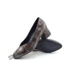 D’CHICAS Δερμάτινες Γόβες Snake Print 3688 - Image 9