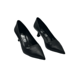 Zelios Γόβα Croco Mύτη Negro 505 - Image 2