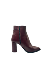 Christies Shoes - Δερμάτινα μποτάκια με μυτερό μπροστινό τελείωμα και Τακούνι "Κλεψύδρα" - Image 7