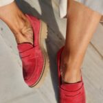 Loafers chunky κοραλλί - ROSA