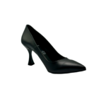 ZELIOS Δερμάτινες Γόβες Leather Black 1075