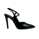 Χειροποίητες slingback γόβες λουστρίνι μαύρο - Zelios - Image 12
