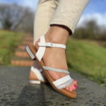 Oh My Sandals - Δερμάτινα Πέδιλα Doya Blanco 5335