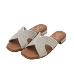 Oh My Sandals - Γυναικεία Δερμάτινα Mules Diva Plata 5341