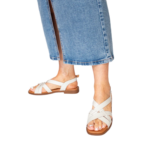 Oh My Sandals Γυναικεία Δερμάτινα Πέδιλα 5330
