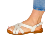 Oh My Sandals Γυναικεία Δερμάτινα Πέδιλα 5330 - Image 2