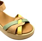 Christies Shoes Γυναικεία Πέδιλα Πλατφόρμες CS87-1175 Ταμπά Δέρμα - Image 2