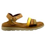 Christies Shoes Δερμάτινα Γυναικεία Σανδάλια Ανατομικά σε Ταμπά Χρώμα