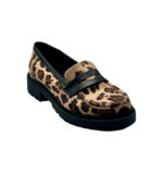 Ioannis Shoes Γυναικεία Δερμάτινα Loafers σε Λεοπάρ - Image 2