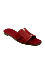 Γυναικείο Πέδιλο Oh My Sandals 5566 Κόκκινο Δερμάτινο - Image 5