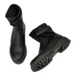 Ioannis Shoes Μποτάκια Δερμάτινα Σε Μαύρο