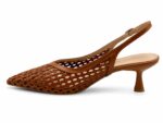 Francesco Milano J07-04P Πλεκτό Πέδιλο Slingback με Μυτερή Μύτη Σε Ταμπά