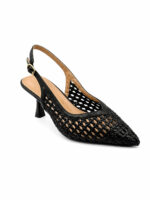 Francesco Milano Πέδιλο Slingback Σε Μαύρο J07-04N - Image 5