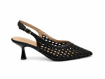 Francesco Milano Πέδιλο Slingback Σε Μαύρο J07-04N