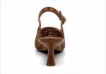 Francesco Milano J07-04P Πλεκτό Πέδιλο Slingback με Μυτερή Μύτη Σε Ταμπά - Image 8